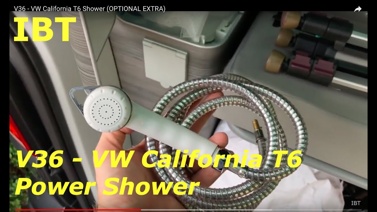 V36 - VW California T6 Power Shower (OPTIONAL EXTRA)