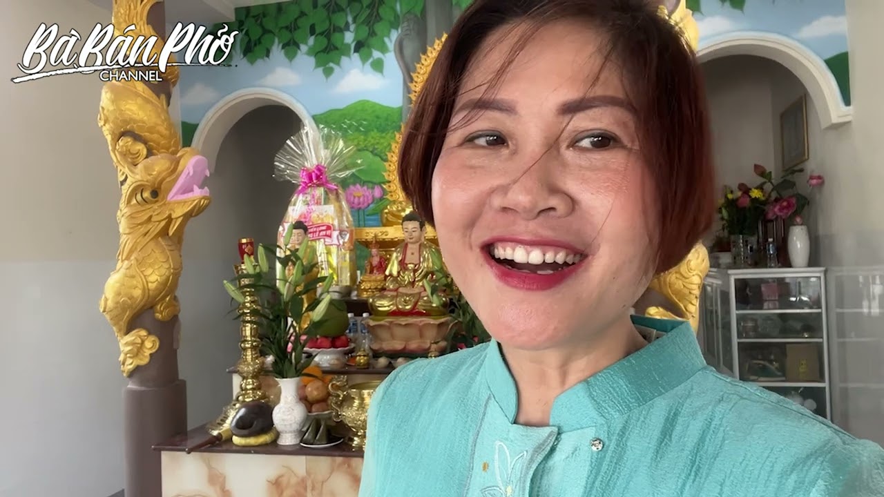 LỄ AN VỊ PHẬT TẠI TỊNH THẤT HUỆ NGÂN - Sư Má Của Bà Bán Phở Ở Quê Nhà Lagi Bình THuận