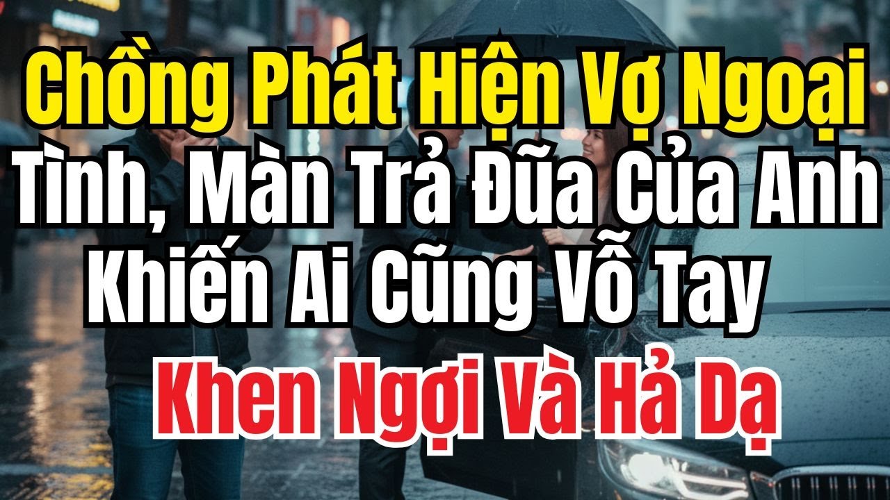 Chồng Phát Hiện Vợ Ngoại Tình, Màn Trả Đũa Của Anh Khiến Ai Cũng Vỗ Tay Khen Ngợi Và Hả Dạ