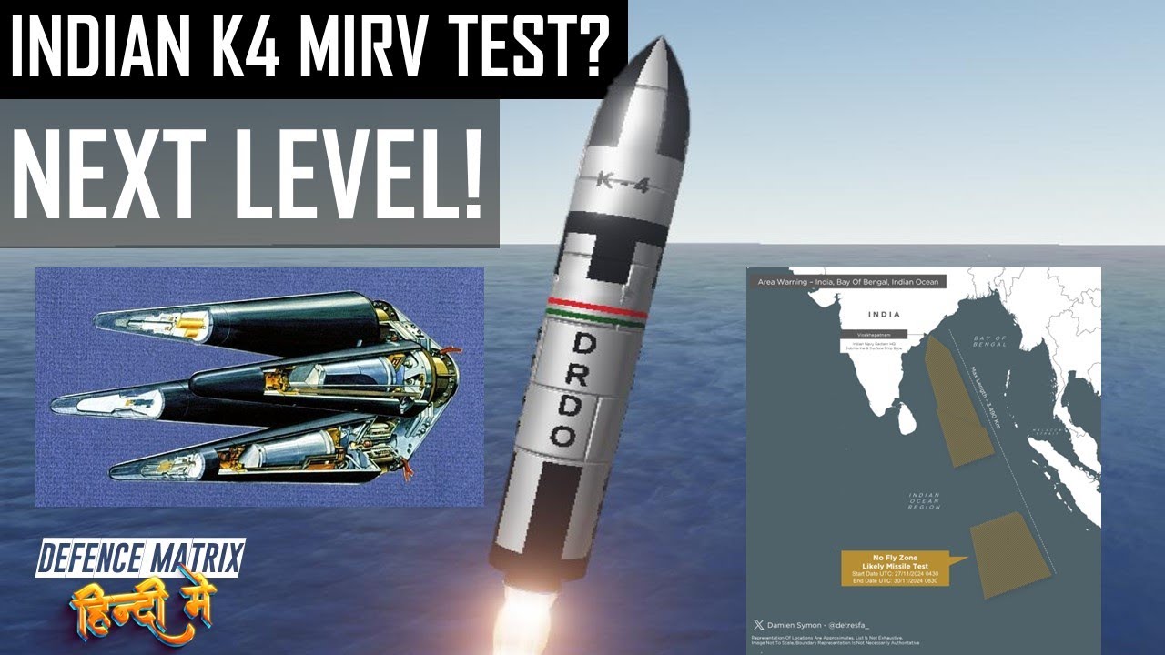 Indian K4 MIRV Test? | Next Level! | हिंदी में