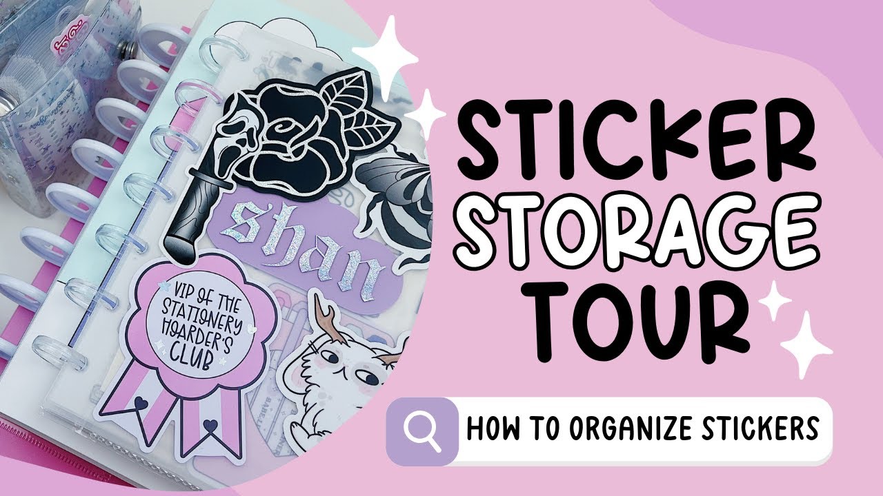 My Sticker Storage Tour | Elevate and Level Up Your Planner Sticker Storage and Organization