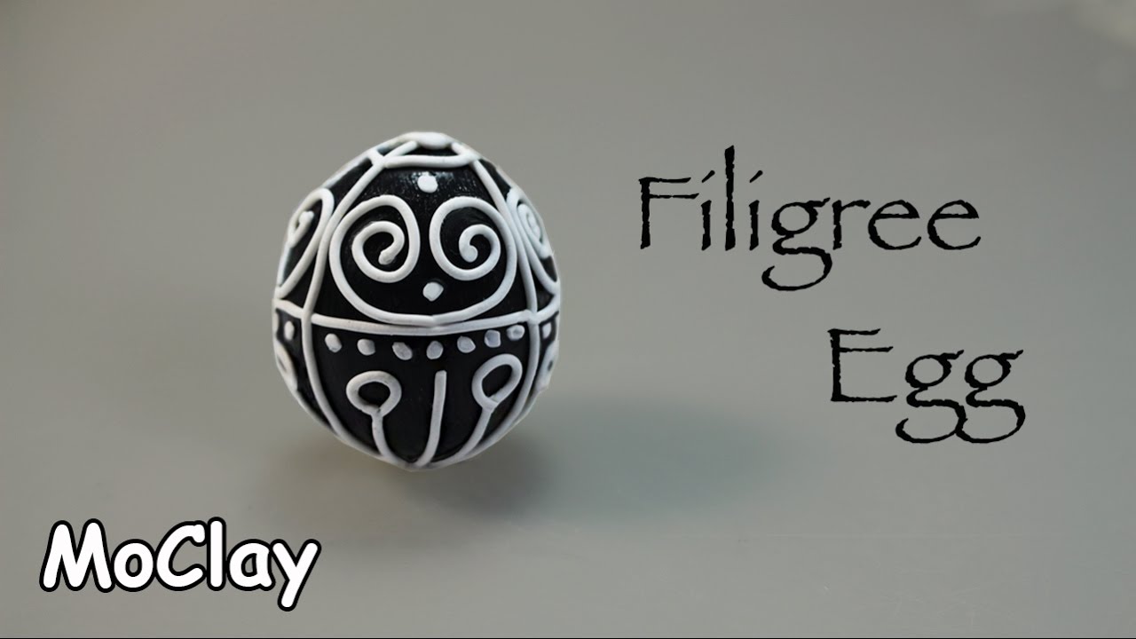 Diy easter egg decorations - Polymer clay tutorial