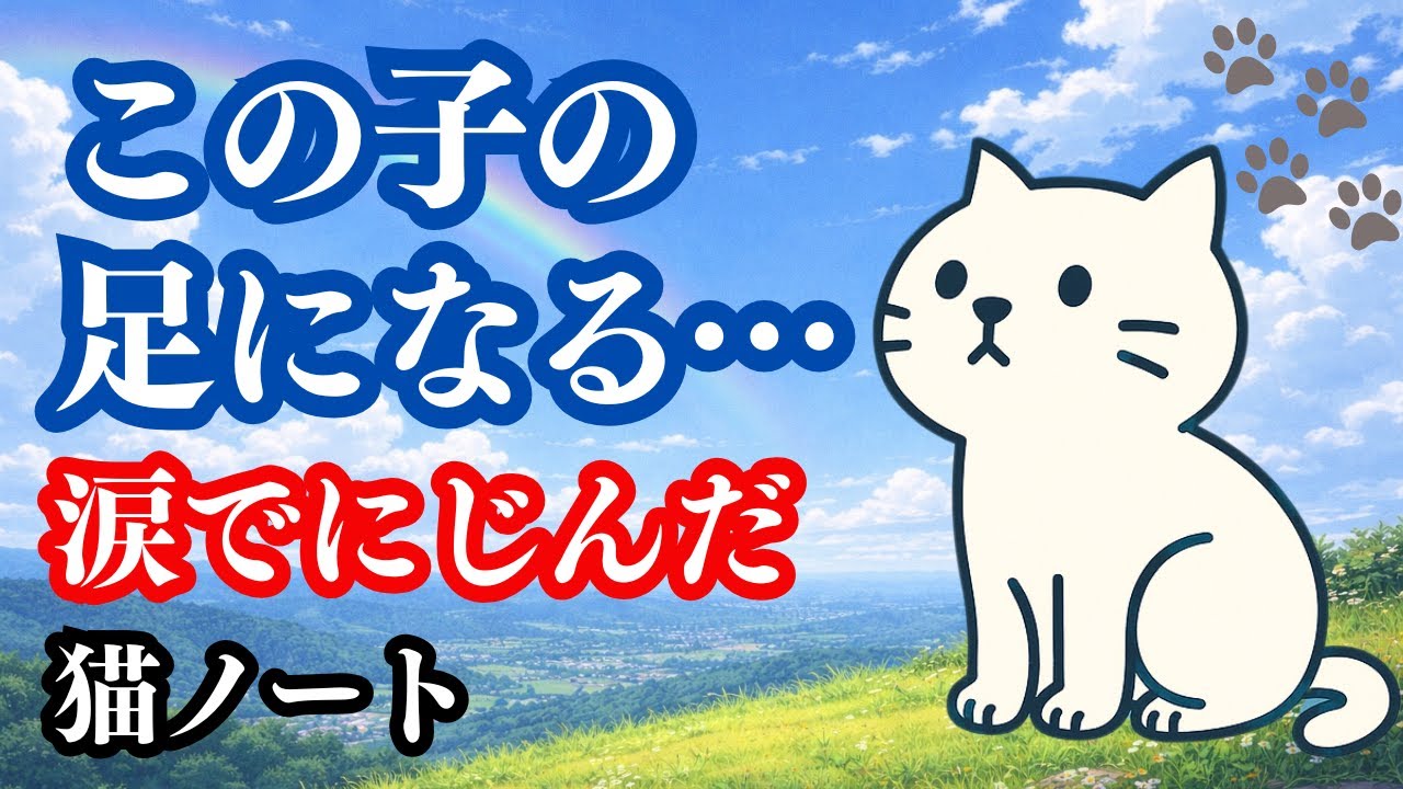【この子の足になる】虹の橋を渡った母猫との約束