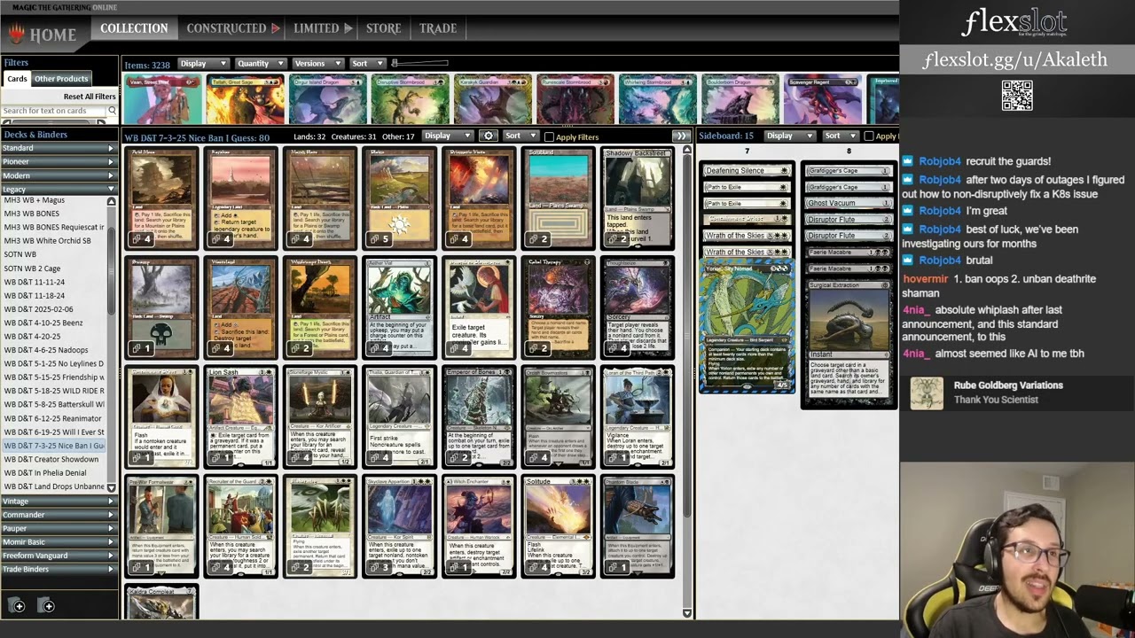 [MTG LEGACY] (WB Taxes) ..... oh, alright, I guess WotC [Stream 7/3/25]