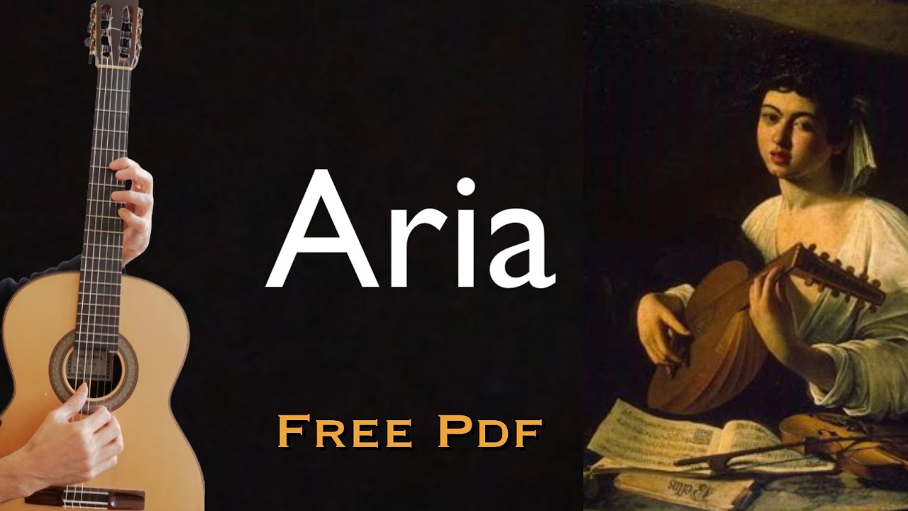 Aria (Anton Logy), Guitar. Easy 🎶 Tutorial with Sheet and Tab