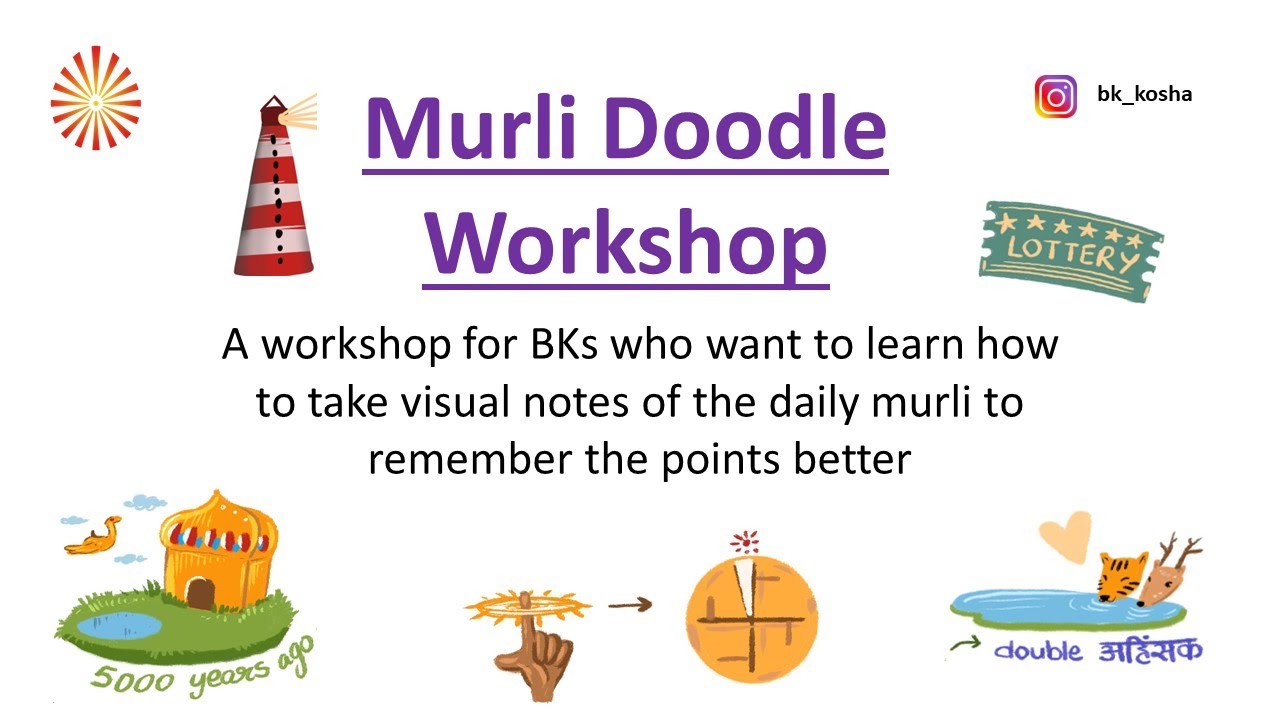 BK Murli Doodle Workshop - 20 May 2023