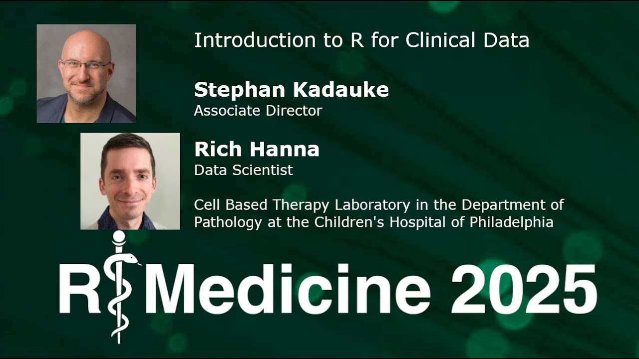 Introduction to R for Clinical Data