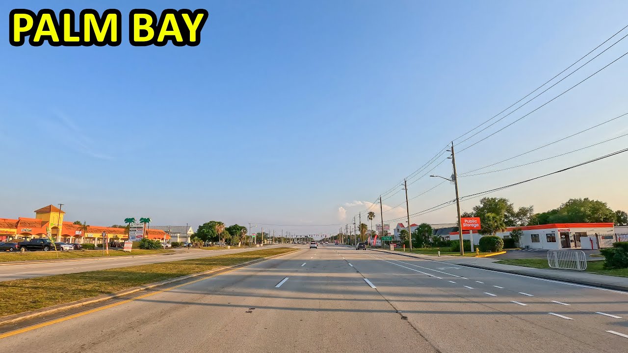 Palm Bay Florida Driving Through