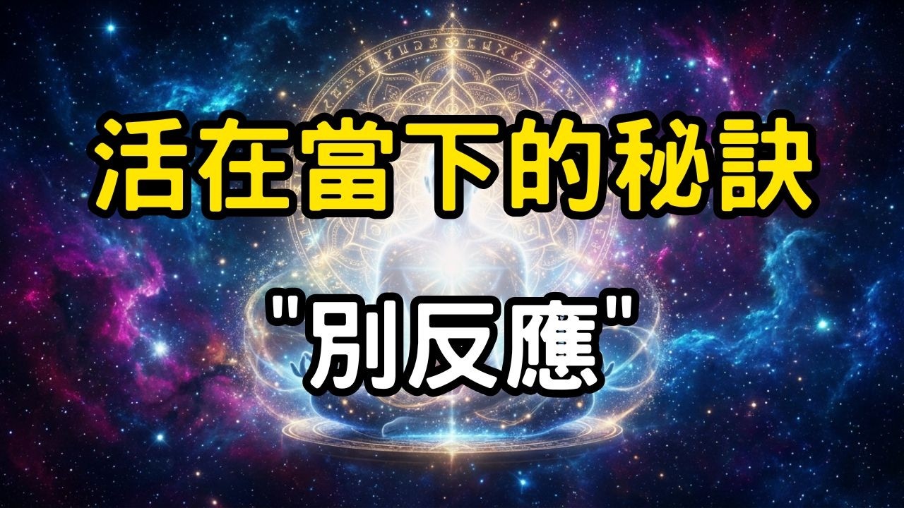 活在當下的秘訣：別反應！不反應即是大智慧，從「觀」的修行中找到平靜。修行者的心靈鍛煉 #開悟 #覺醒 #靈性成長