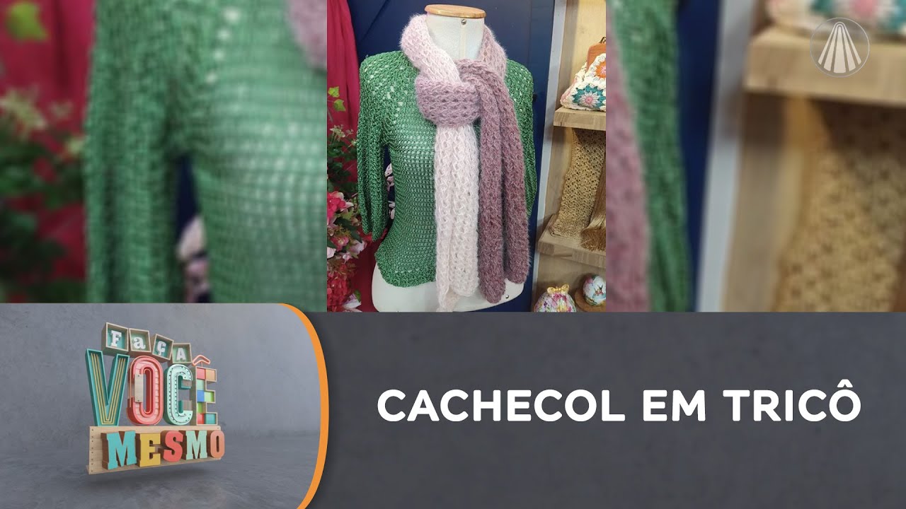 Vamos tricotar? Vem aprender a fazer um charmoso cachecol em tricô!