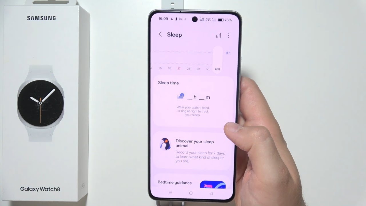 SAMSUNG Galaxy Watch 8: How to Set Up Sleep Tracker