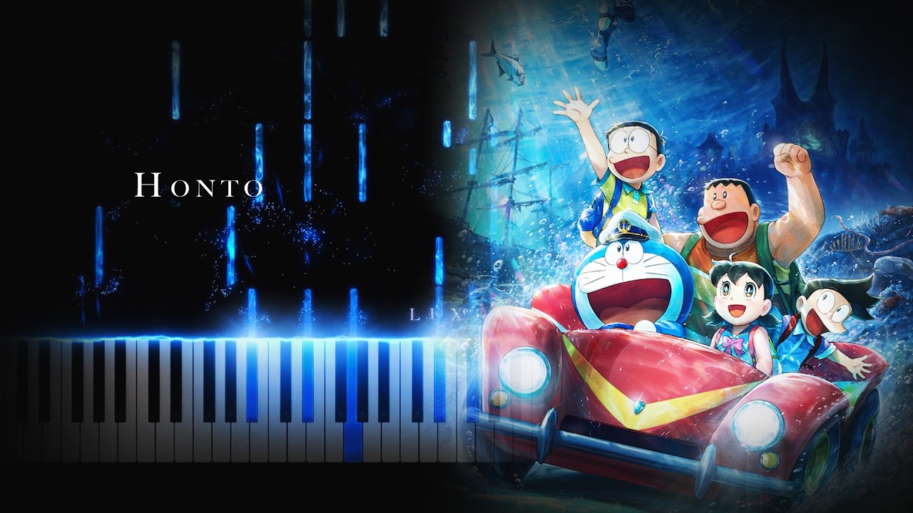 Honto - sumika | Doraemon: New Nobita and the Castle of the Undersea Devil | Piano Cover