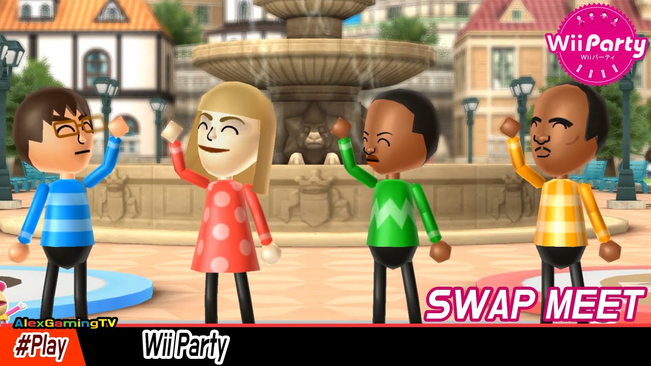 Wii Party - Swap Meet ( Play-movies, Eng sub ) Player Alex