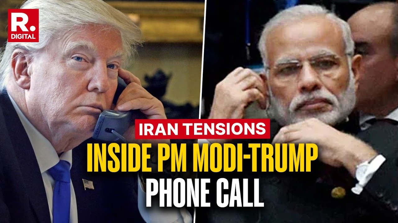 PM Modi Speaks With US President Trump, Call Focuses on Middle East Peace Amid Israel-Iran War
