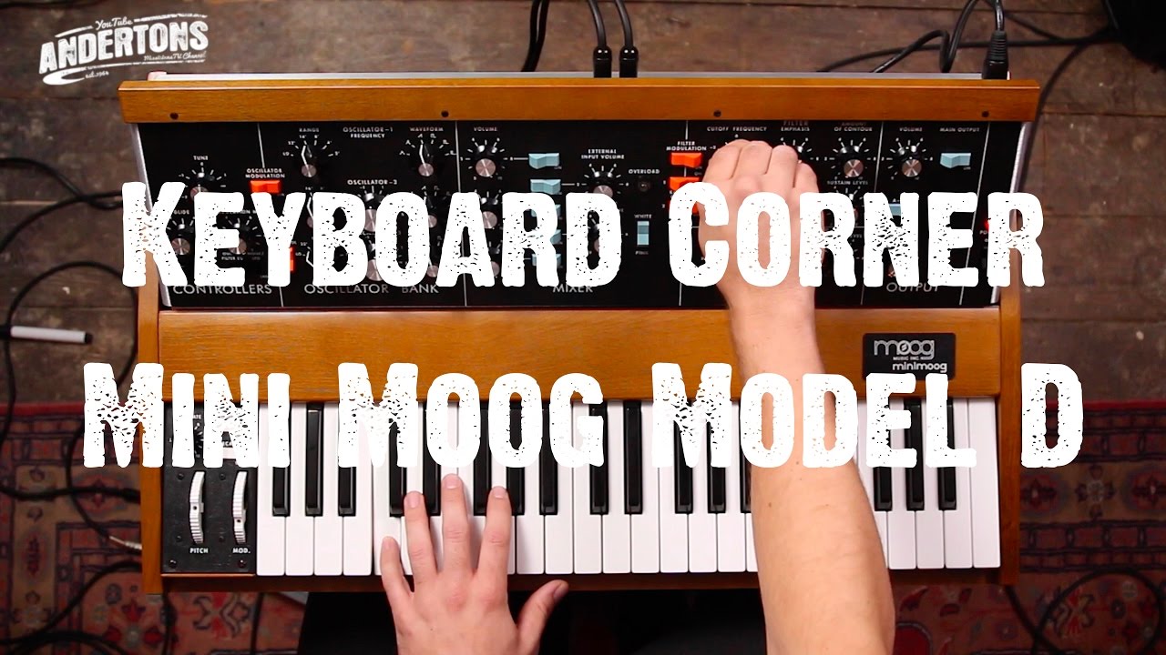 Уголок клавиатуры - Mini Moog Model D