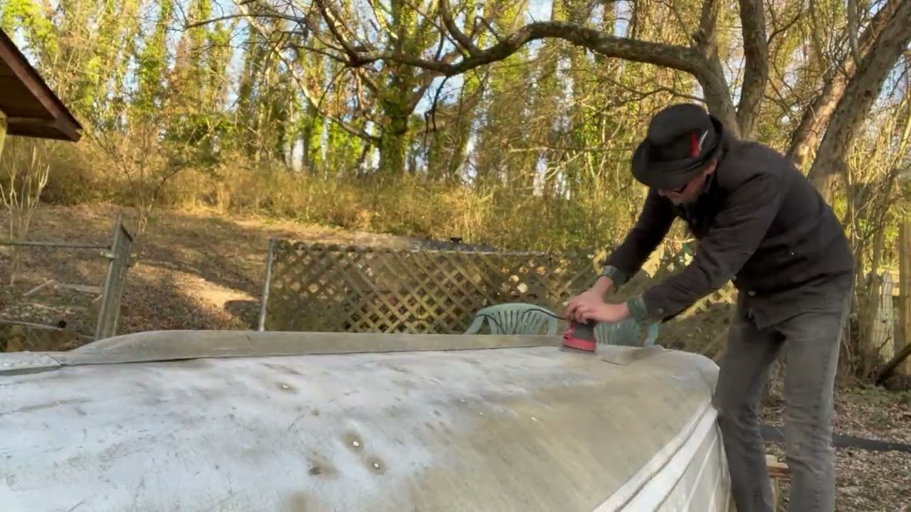 Working on a 12' Jon Boat