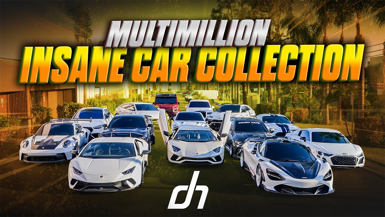 🚀Dandy Hats Garage Tour // Over 3MILLION DOLLARS IN CARS 🤯👍🏼