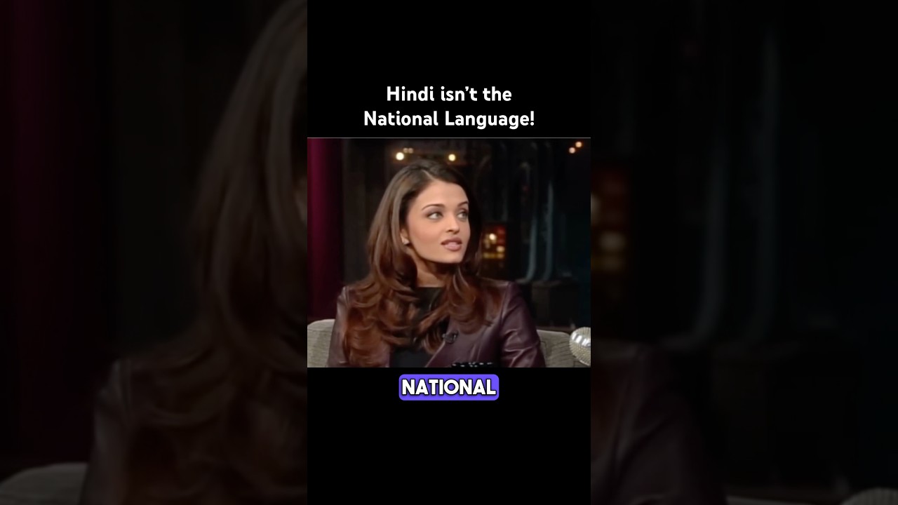 FACTS: Hindi is one of the Constitution languages but not the National Language of India.
