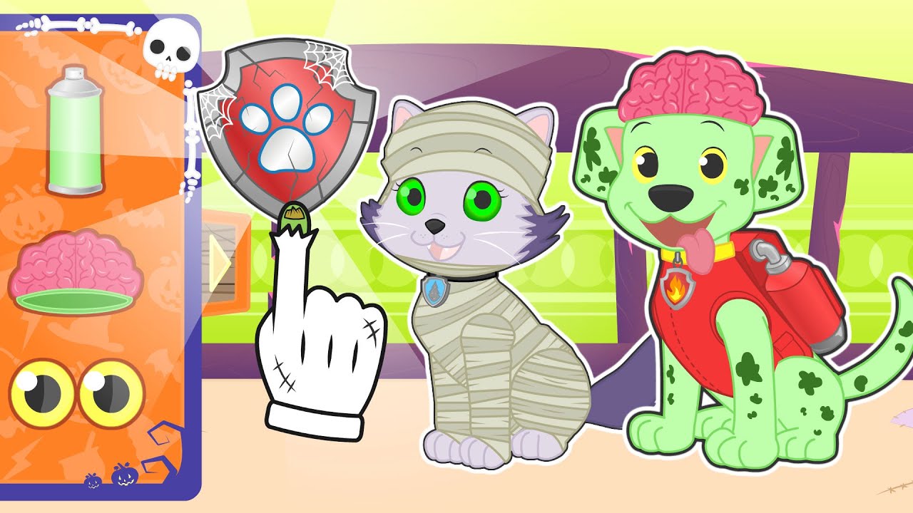 BABIES ALEX AND LILY 🎃🧟‍♀️ Dress Up as the Monster Paw Patrol for Halloween