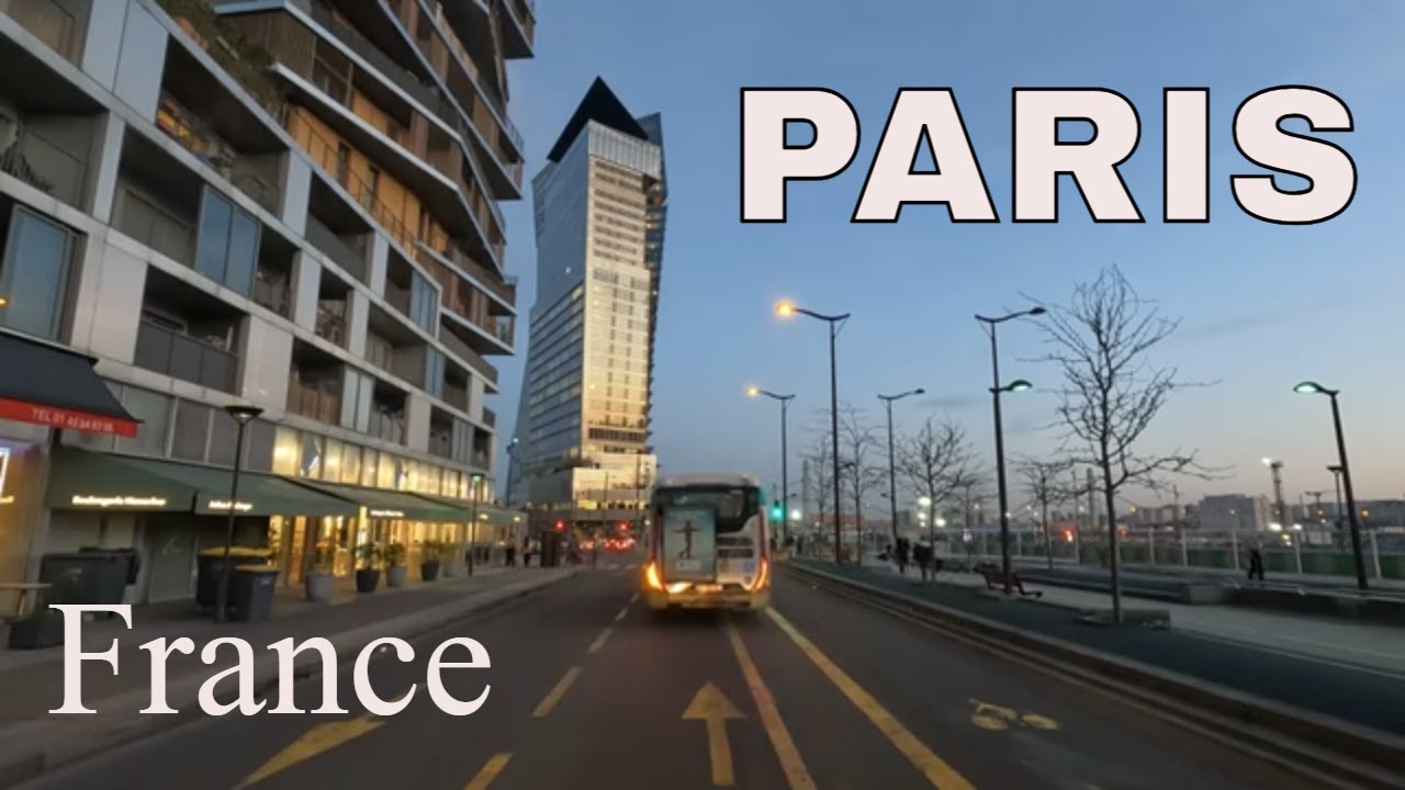 Paris, France - Driving- French region