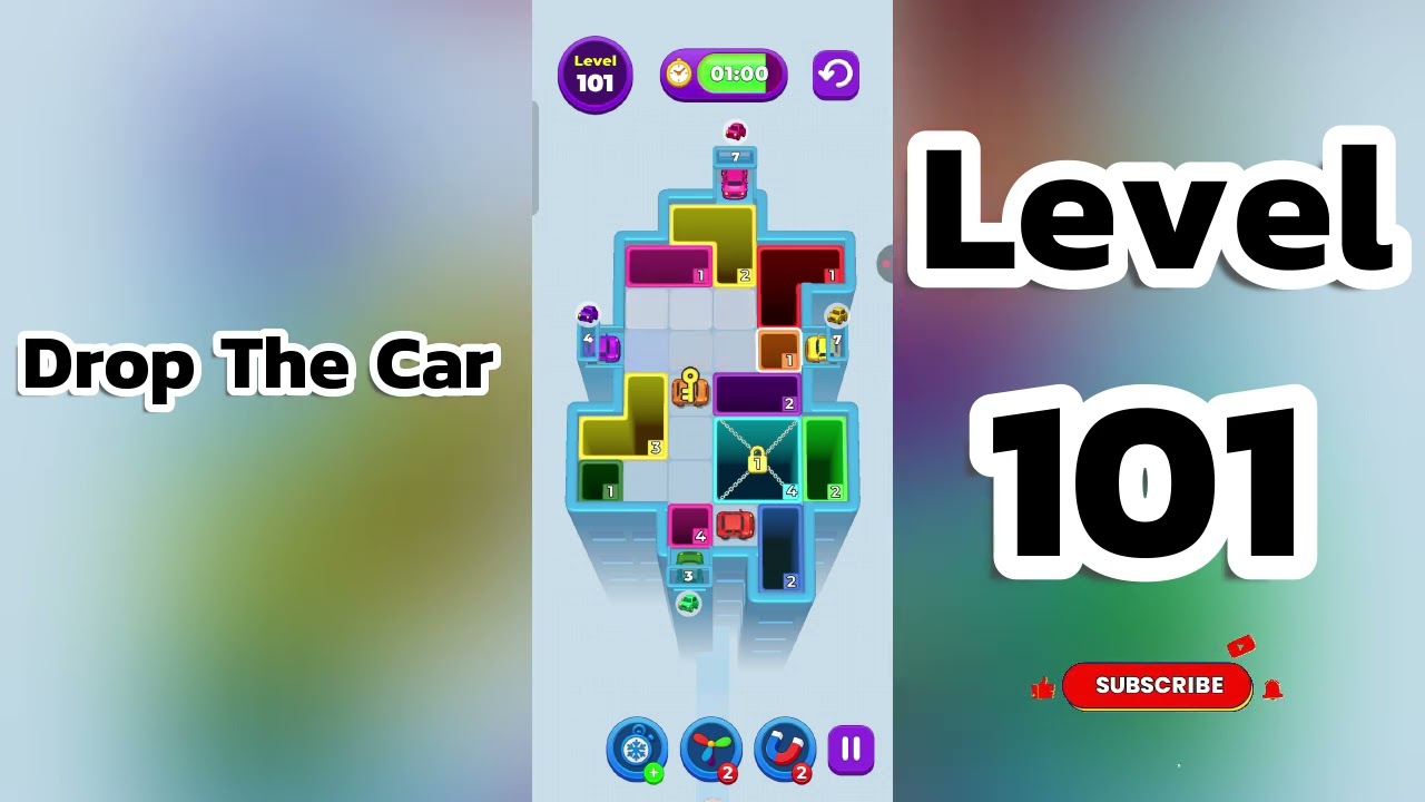 🚗 Drop The Car Level 101 Walkthrough | Car Puzzle Game Solution | Go Answer