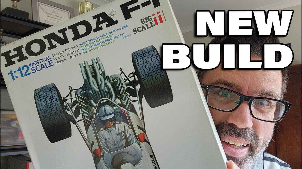 Part 1 of Building Tamiya Honda F-1 in 1:12 scale