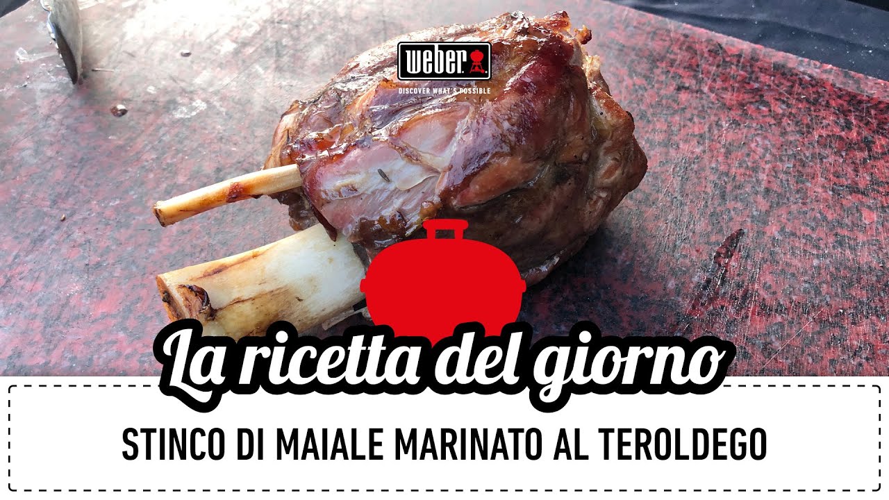 Videoricetta: Stinco di maiale marinato al Teroldego