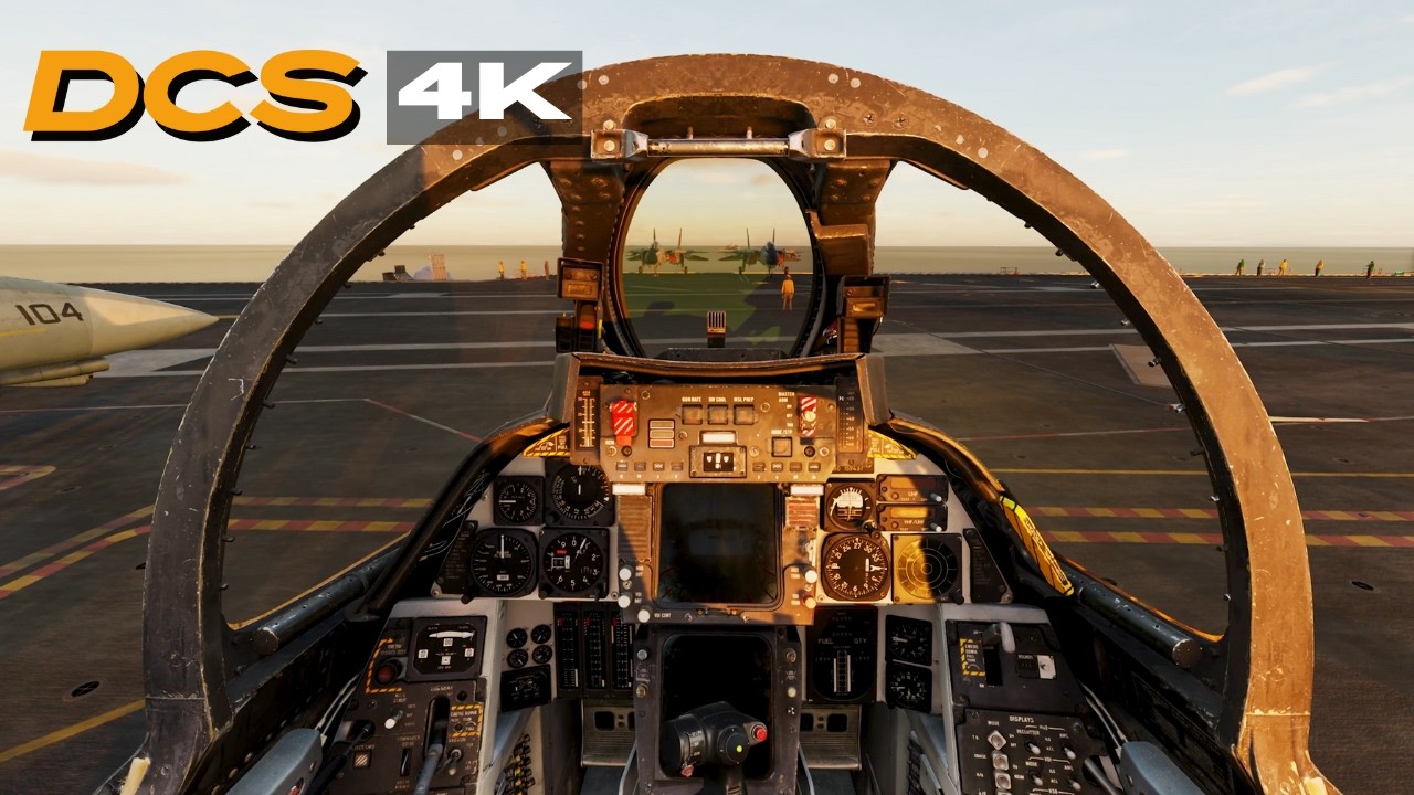 F-14 Tomcat Action Pure Sound | Amazing Graphics 4K 60FPS DCS World