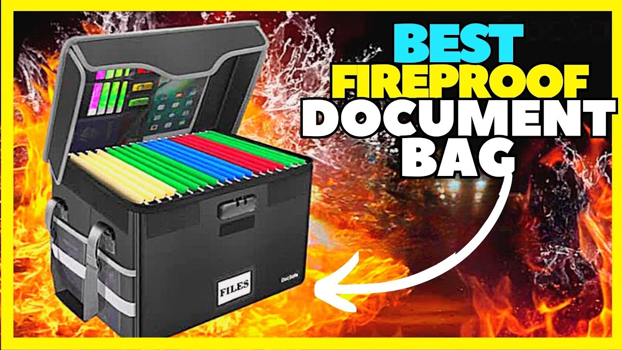 Top 5 Best Fireproof Document Box 2023 Water Resistant Document Bags