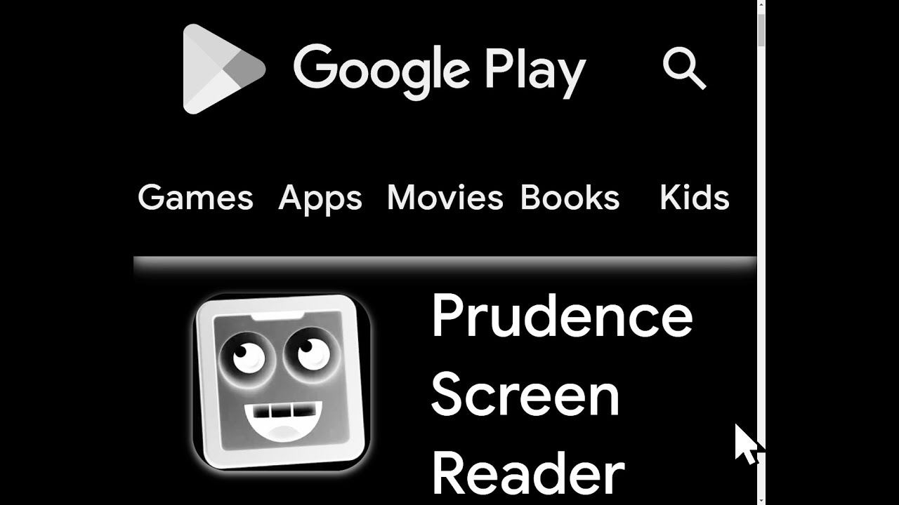 Prudence Screen Reader قارئ شاشة جديد للأندرويد خفيف وسريع