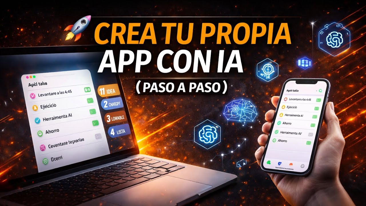 🚀 CREA TU PROPIA APP CON IA (PASO A PASO)