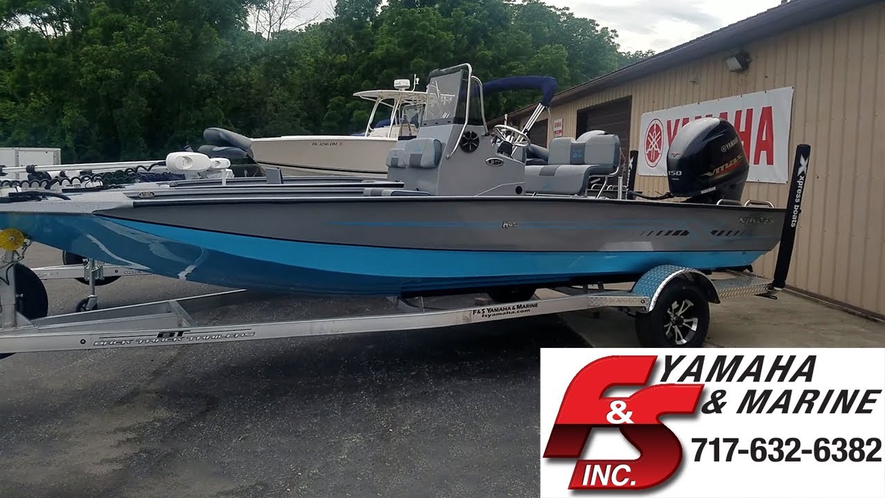 Xpress H20 Bay boat with Yamaha 150 SHO walk thru @ F & S Yamaha and Marine. Hanover, PA