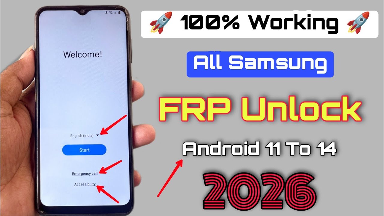 All Samsung FRP Bypass 2026(100% Work) Android 12/11/14 Latest Trick || No Code *#0*# - No TalkBack