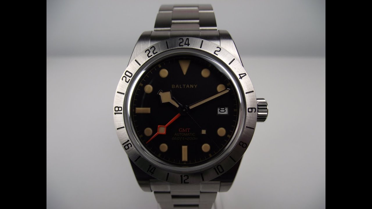 Обзор часов Baltany S6073B GMT (Black Bay Pro Homage) 4K