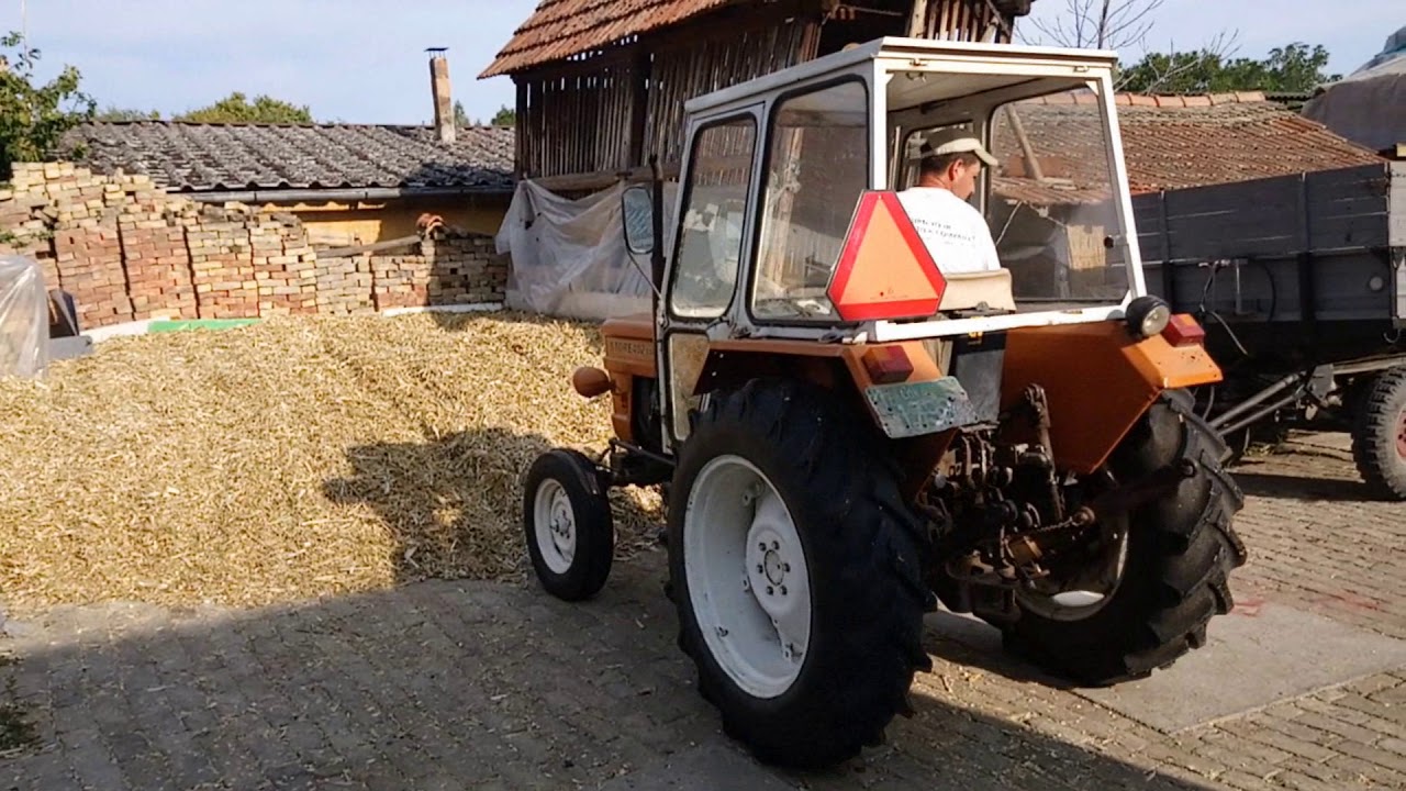 Store 402 (Fiat 420) - Sip SK 80 sil&oacute;z&aacute;s, siliranje, silaž (2017)
