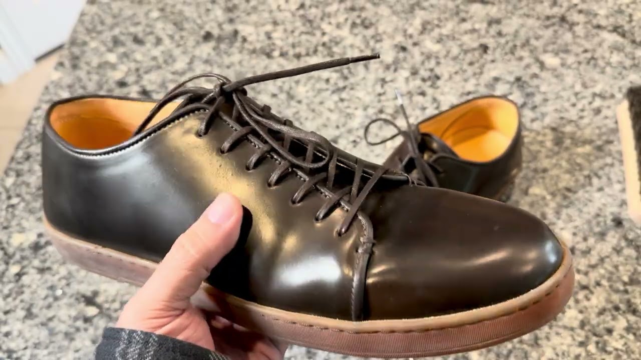 Crown Northampton Harlestone Derby - Horween Dark Cognac Shell Cordovan