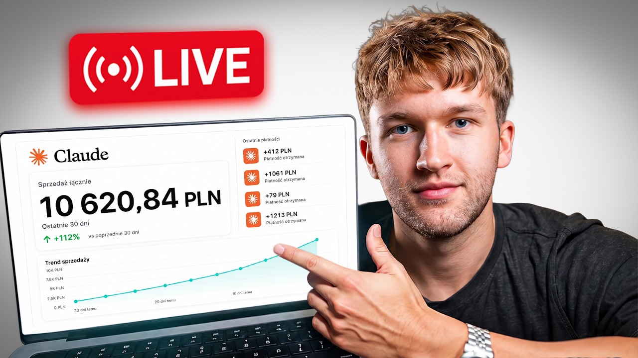Buduję Biznes AI NA ŻYWO - kopiuj dokładnie to, co robię (LIVE)