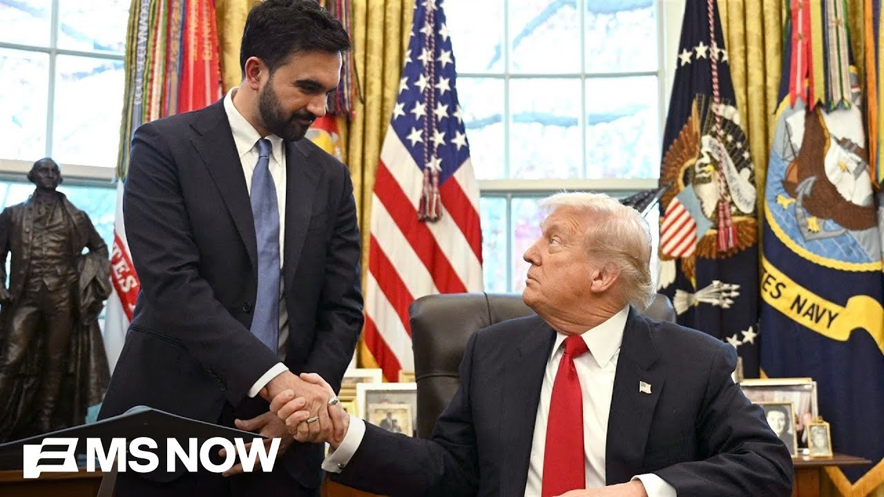 Jaws drop as Trump has 'nothing but praise' for Mamdani, boogeyman of right-wing media