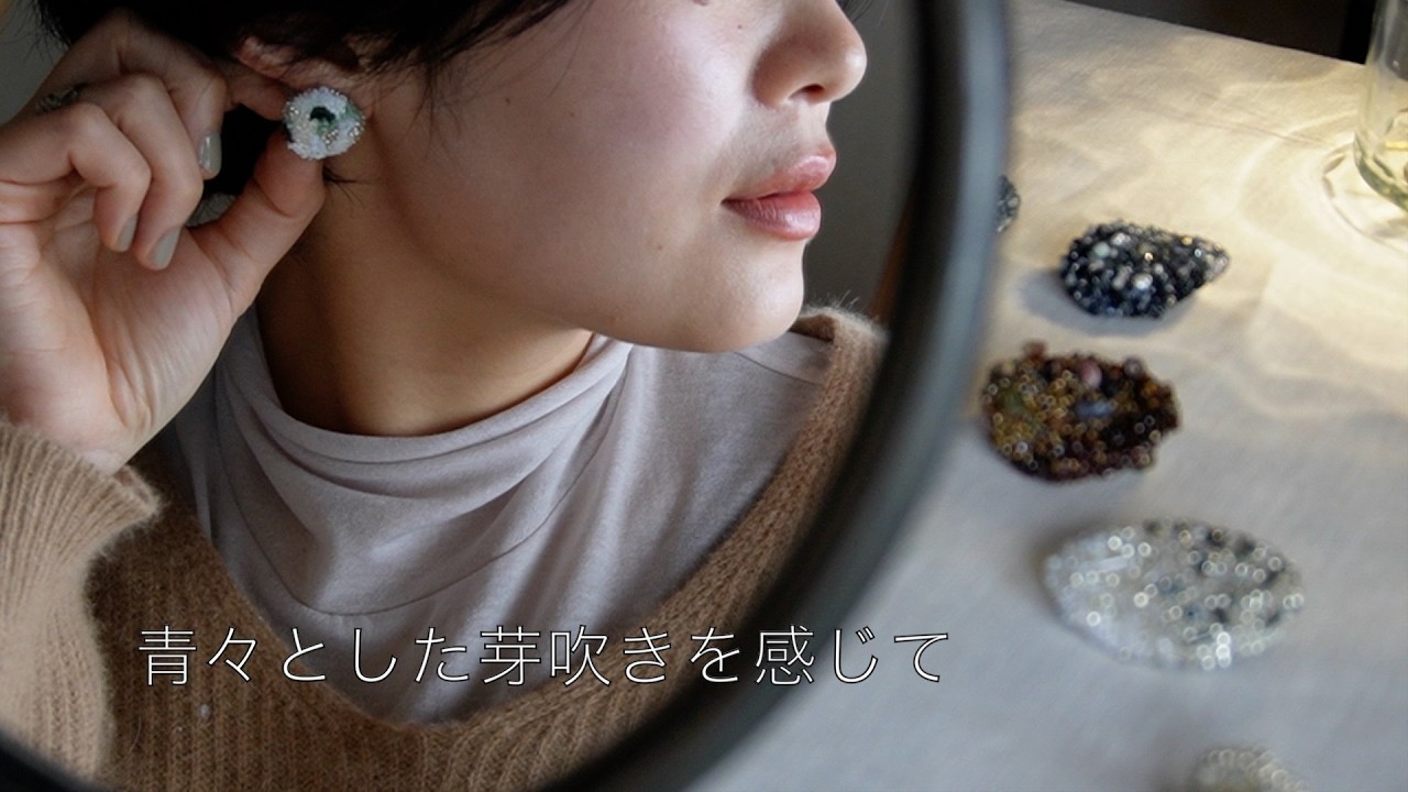 Kozue-asobi-光を纏うビーズアクセサリーの輝きと着用感。（新作５０点のご紹介）