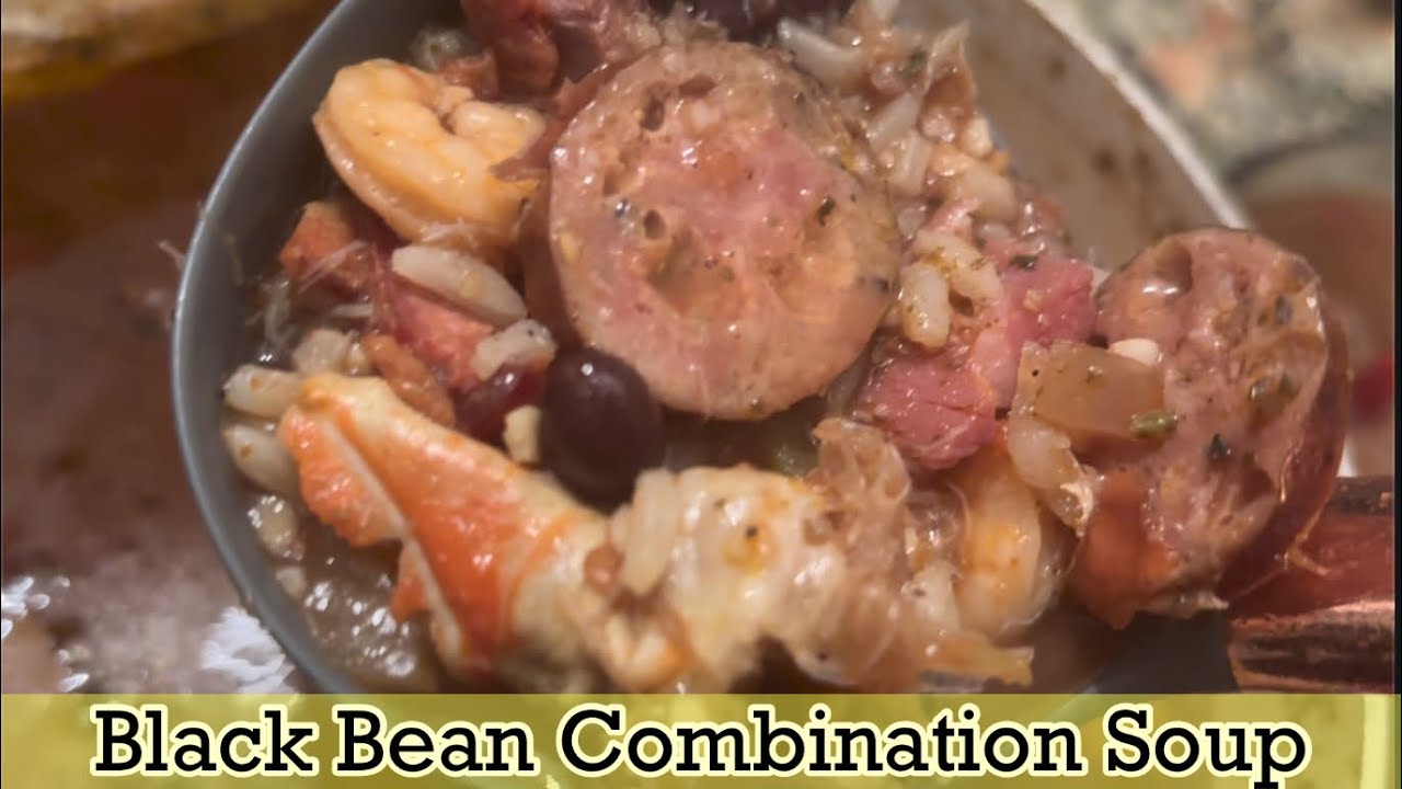 Black Bean Combination Soup