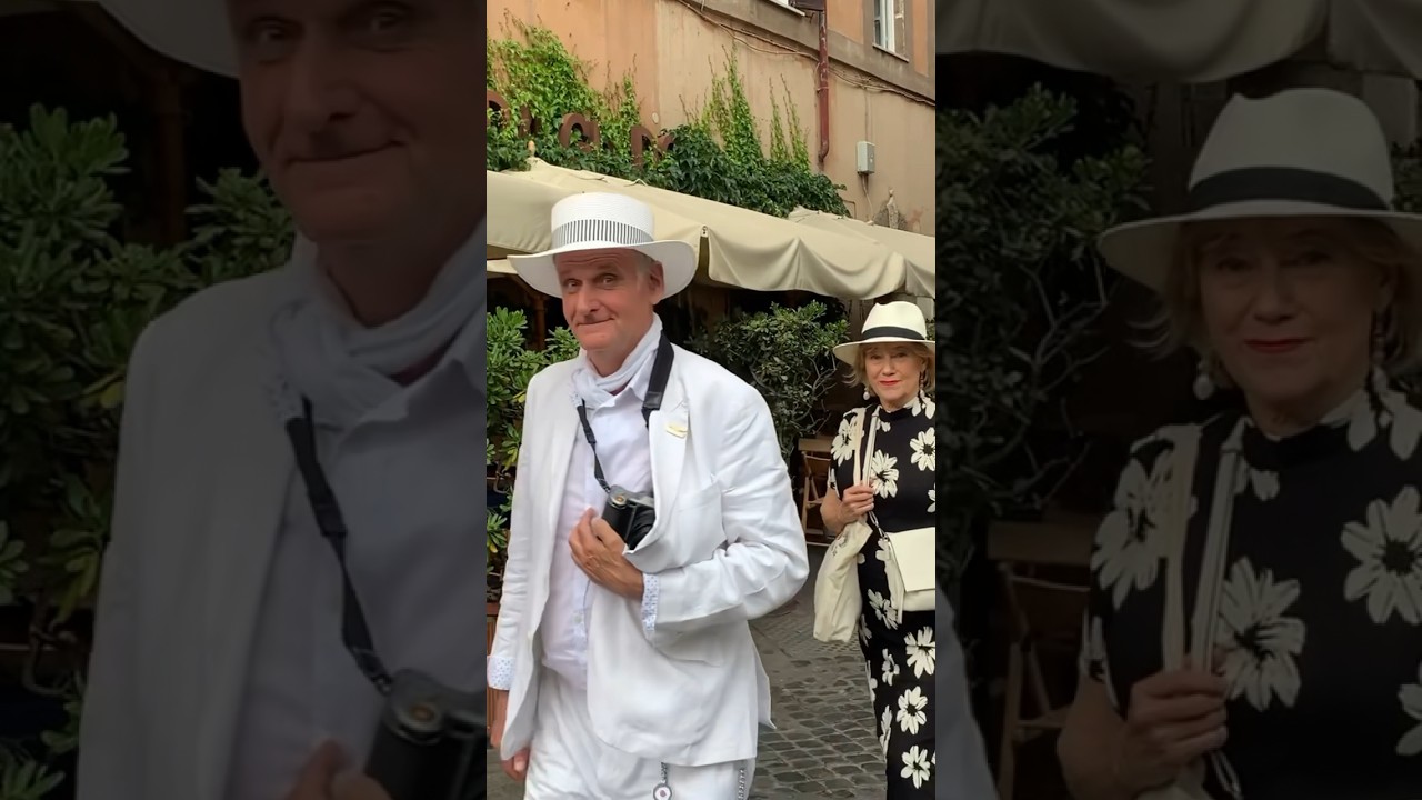 What a style ! 🖤🤍 #roma #italia #style#perfect#trastevere