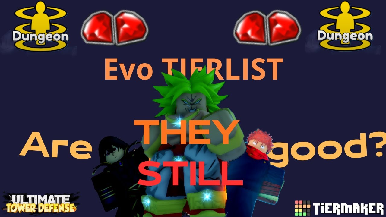Evo TIERLIST👑 Ultimate Tower Defense ROBLOX