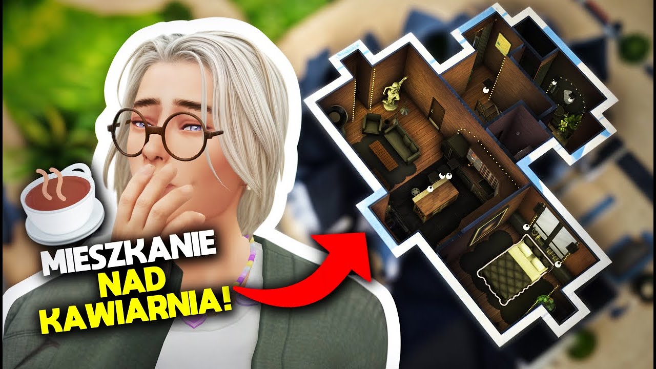 Przytulne MIESZKANIE NAD KAWIARNIĄ! Drewniany vibe - The Sims 4 PRZEBUDOWA WIERZBOWEJ ZATOCZKI #2