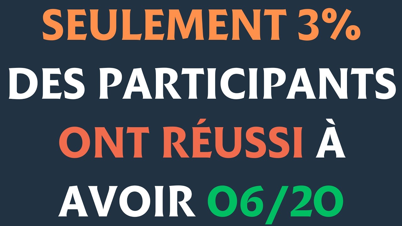 Test DIFFICILE de Culture Générale : As-tu le Niveau ?