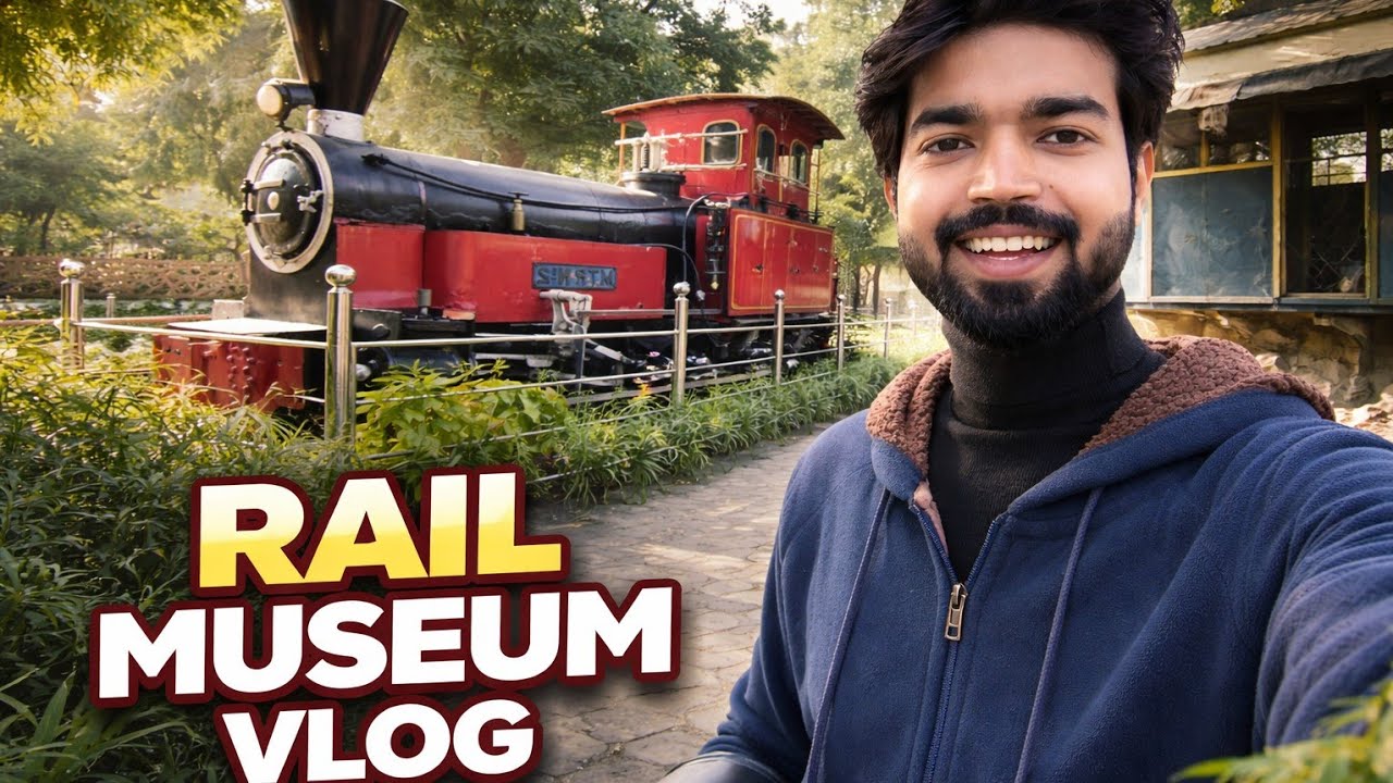 Rail Museum Vlog | Vintage Trains & Museum Tour | Travel Vlog India