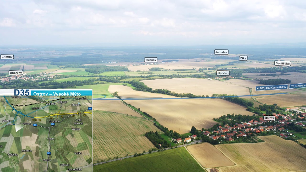 ŘSD ČR - Dálnice D35 Ostrov – Vysoké Mýto