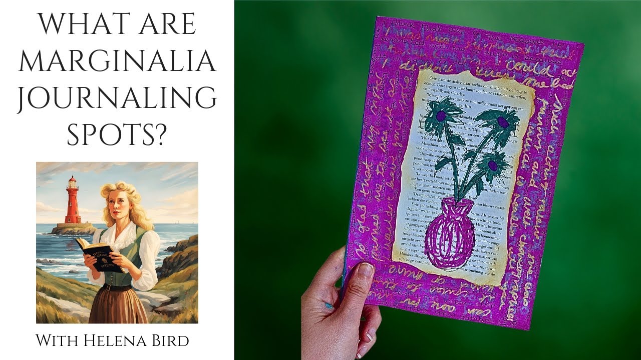 What is a Marginalia Journaling Spot? | New Junk Journaling Idea | Easy Relaxing Craft