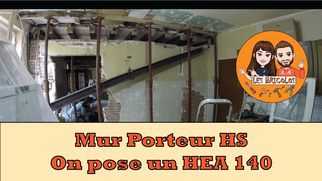 Mur Porteur Cuisine / Salon - Pose HEA / IPN