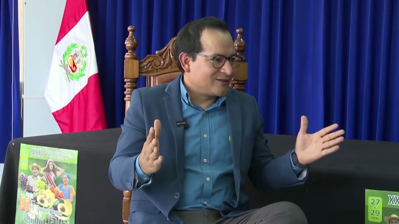 Cajamarca, Entrevista a Noé Tantaleán Terán Alcalde de la Municipalidad Distrital de Chilete #caxape