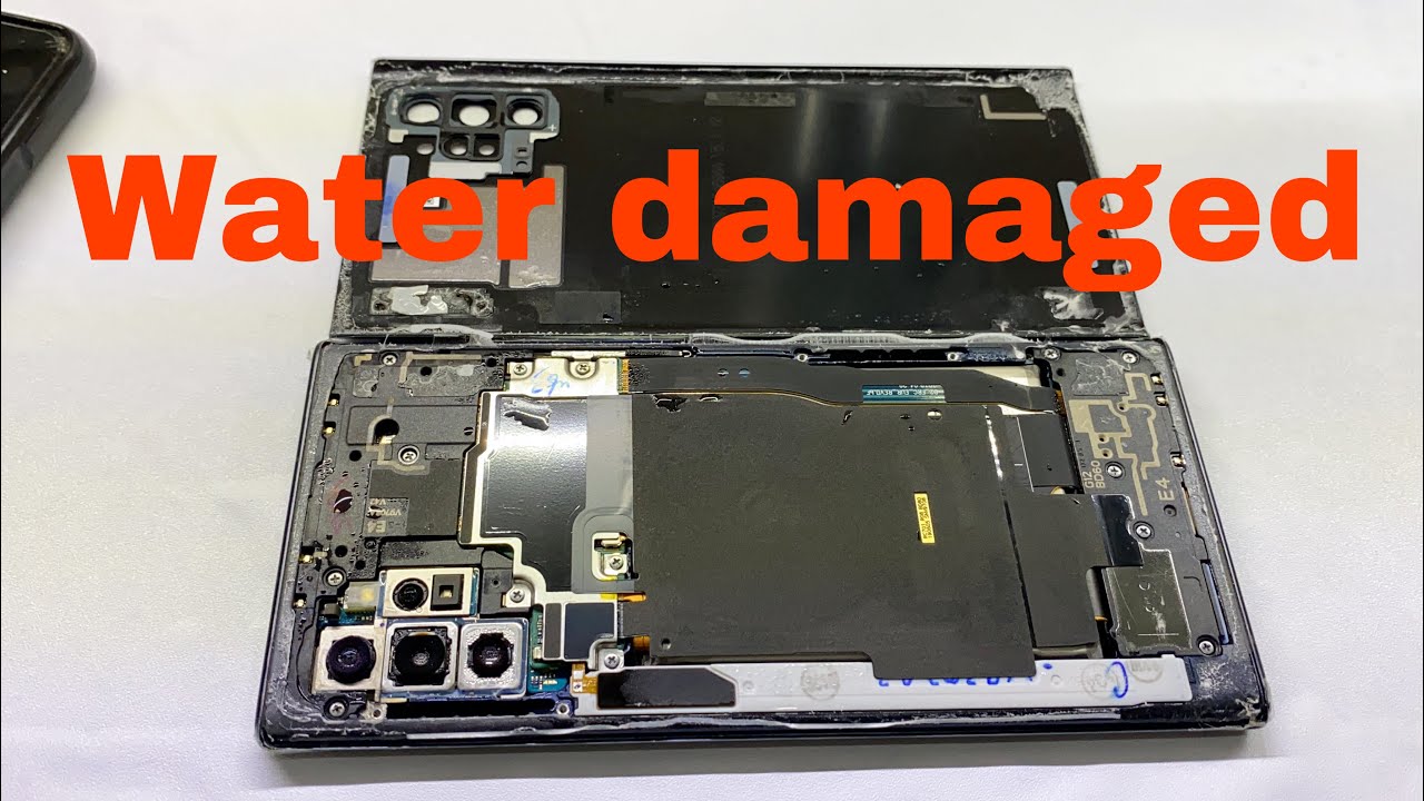 Note 10 Plus Water Damaged/Samsung Note 10+ Water Cleaning/Repairing Water Destroyed Phone...